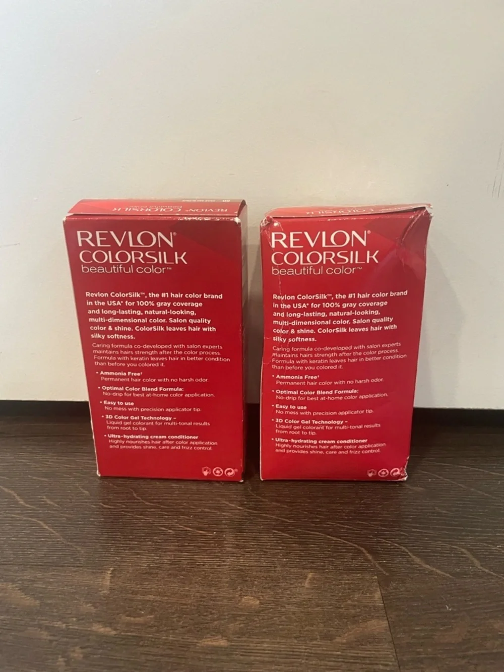 LOT (2) Revlon Colorsilk #60 Dark Ash Blonde Permanent Hair Color